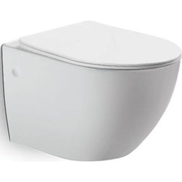 Унитаз подвесной безободковый Vincea Globo VT1-14 с крышкой микролифт - фото 