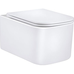 Унитаз подвесной безободковый Vincea Ultra VT1-32 с крышкой микролифт, Цвет производителя: белый - фото 