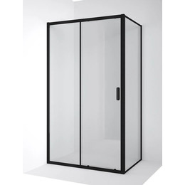 Душевое ограждение Ambassador Forsa 150x120 см 17021221AB-120AB, чёрный/прозрачное - фото 
