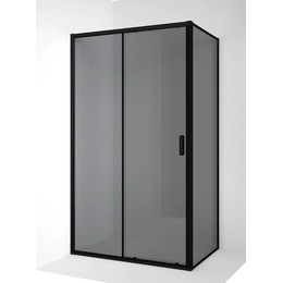 Душевое ограждение Ambassador Forsa 130x110 см 17022219ABB-110ABB, чёрный/тонированное - фото 