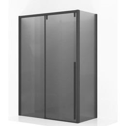 Душевое ограждение Ambassador Intense 150x90 см 110022204IBB-90IBB (стекло 8 мм) чёрный/тонированное - фото 