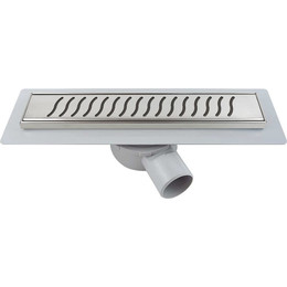 Трап Vincea Say Almira Jasmin Bukle 80 см SAY.605.80.P.BUKLE, хром, Цвет производителя: хром, Размер трапа: 800 - фото 