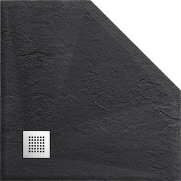 Поддон каменный Vincea 100х100 см VST-4SP1010A, антрацит - фото 