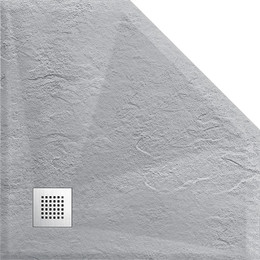 Поддон каменный Vincea 100х100 см VST-4SP1010G, серый - фото 