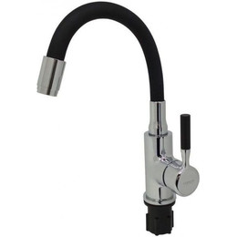 Смеситель для раковины Ledeme L1399-2, хром/чёрный - фото 