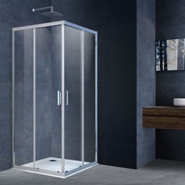 Душевое ограждение Vincea Alpha 90x90 см VSS-3AL900CL, хром/прозрачное - фото 