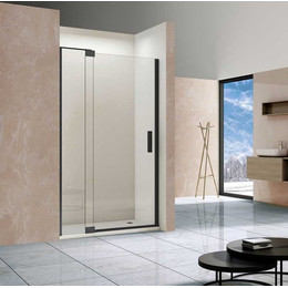 Душевая дверь Vincea Extra 100-110 см VDP-1E1011CLB (стекло 8 мм), черный/прозрачное - фото 