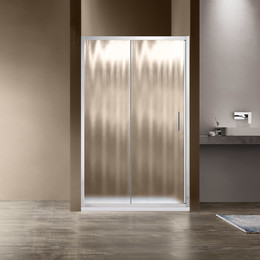 Душевая дверь Vincea Garda 140 см VDS-1G140CH, хром/шиншилла - фото 