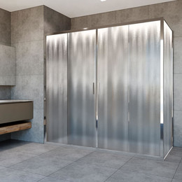 Душевое ограждение Vincea Garda 170x80 см VSR-1G28017CH, хром/шиншилла - фото 