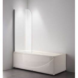 Шторка для ванны Taliente 80 см TA-0814CP, хром/прозрачное - фото 