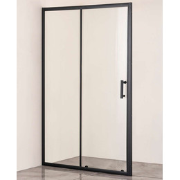 Душевая дверь Taliente 150x195 см TA-150-1CB, черный/прозрачное - фото 