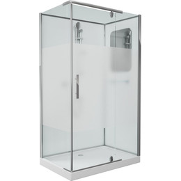 Душевое кабина Grossman Classic 120x80 см GR172QR R, хром/матовое - фото 