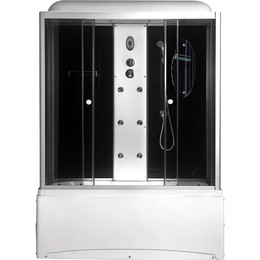 Гидробокс Niagara Ultra NG-5170-01 170x75 см, хром/тонированное - фото 