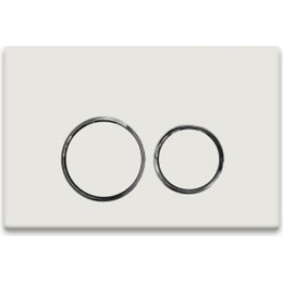 Кнопка смыва CeramaLux DC-014, белый - фото 