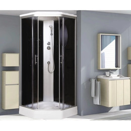 Душевая кабина Niagara Ultra NG-2506-01 90x90 см, хром/тонированное (безсиликоновая сборка) - фото 