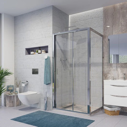 Душевое ограждение Niagara Nova 100x70 см NG-62-10A-A70, хром/прозрачное - фото 