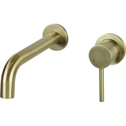 Смеситель для раковины настенный Bronze de Luxe Scandi 14511BR, бронза, Цвет производителя: бронза - фото 