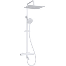 Душевая стойка с термостатом WasserKraft A188.163.155.WM Thermo, белый - фото 