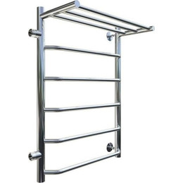 Полотенцесушитель водяной Тругор Браво ПМ1 с полкой и боковым подводом П6 400х800 мм L 00-00016165 - фото 