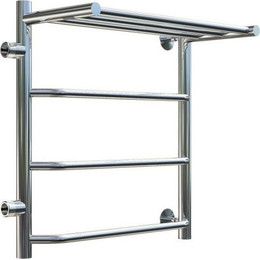 Полотенцесушитель водяной Тругор Браво ПМ1 с полкой и боковым подводом П4 400х600 мм L 00-00019252 - фото 