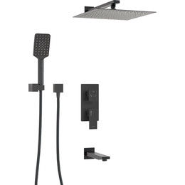 Душевая система для ванны WasserKraft A172071, черный - фото 