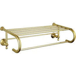 Полка для полотенец Gappo G1424, цвет золото - фото 