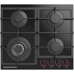 Газовая варочная поверхность Zigmund & Shtain MN 199.61 B (чёрное стекло) - фото 