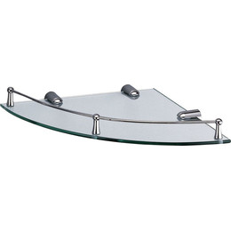 Стеклянная полка угловая WasserKraft K-544 - фото 