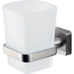 Стакан для зубных щеток WasserKraft Rhin K-8728, цвет никель - фото 