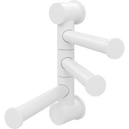 Держатель для полотенец WasserKraft K-1053W, цвет белый - фото 