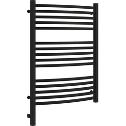 Полотенцесушитель электрический Сунержа Аркус 3.0 П15 800x600 мм 31-5704-8060 L, чёрный матовый - фото 