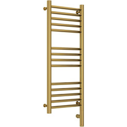 Полотенцесушитель электрический Сунержа Богема 3.0 П14 800x300 мм (прямая перемычка) 03-5805-8030 R, золото - фото 