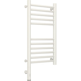 Полотенцесушитель электрический Сунержа Богема 3.0 П11 600x300 мм (прямая перемычка) 12-5804-6030 L, белый - фото 