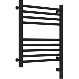 Полотенцесушитель электрический Сунержа Богема 3.0 П9 500x400 мм (прямая перемычка) 31-5805-5040 R, чёрный матовый - фото 