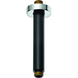 Кронштейн потолочный для верхнего душа Kludi A-QA 6651587-00, 150 мм, чёрный матовый/хром - фото 