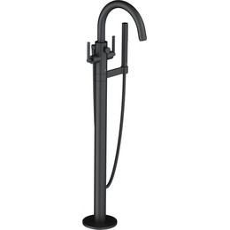 Смеситель для ванны Kludi Nova Fonte Puristic 205903915, черный матовый - фото 