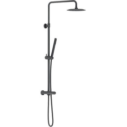 Душевая стойка с термостатом Damixa Scandinavian Pure 936800300, черный - фото 