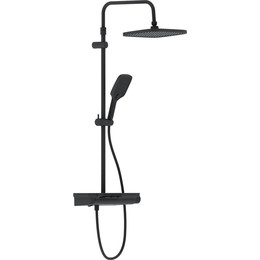 Душевая стойка с термостатом Damixa Gala 953760300, черный - фото 