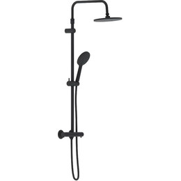 Душевая стойка с термостатом Damixa Jupiter 977800300, черный - фото 