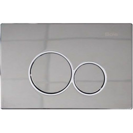 Кнопка смыва Sole S0222 Chrome - фото 