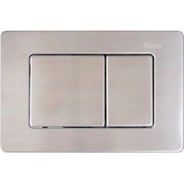 Кнопка смыва Sole S0423 Brushed metal - фото 