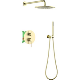 Душевая система для душа Timo Saona SX-2369/17SM, золото матовое - фото 