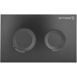 Кнопка смыва Pestan Bettoserb 40006467, чёрный матовый - фото 