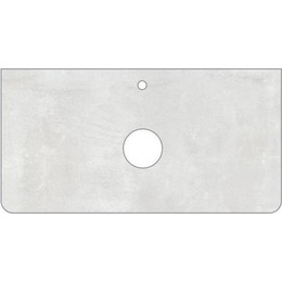 Столешница Mirsant Grey Light 60 см, светло-серый - фото 