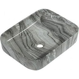 Раковина-чаша Mirsant SHELL-0619 50 см, Grey Stone - фото 