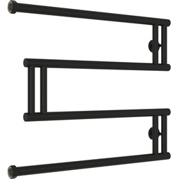 Полотенцесушитель водяной Сунержа High-Tech model "M" П4 500x650 мм 31-4050-5065, чёрный матовый - фото 