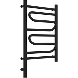 Полотенцесушитель электрический Сунержа Элегия 3.0 П8 600x400 мм 31-5818-6040 L, чёрный матовый - фото 