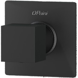Переключатель потоков на два потребителя Paini Grazia 21PZ425, черный матовый - фото 