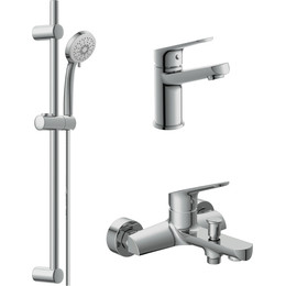 Набор смесителей 3 в 1 для ванны Cersanit Flavis A64508 - фото 