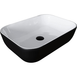 Раковина-чаша Grossman 46 см GR-4041BW, черный/белый - фото 